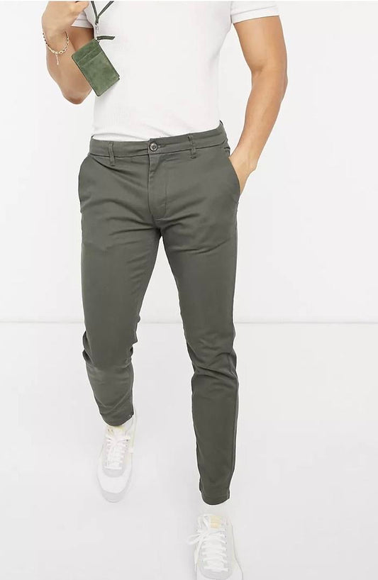 Skinny Stretch Chino Trousers size 32L