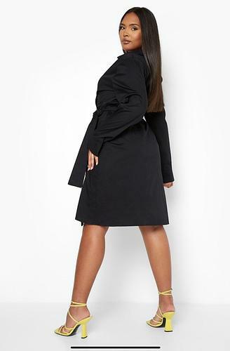 PLUS PLISSE TWIST FRONT MIDI DRESS - us 16 - uk 20