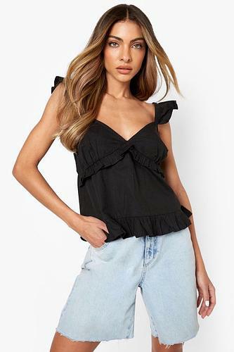 FRILL DETAIL CAMISOLE uk12/ us8