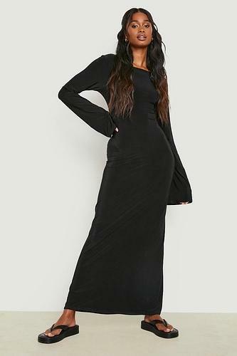 HEAVY SOFT TOUCH LOW BACK MAXI DRESS uk16/ us12