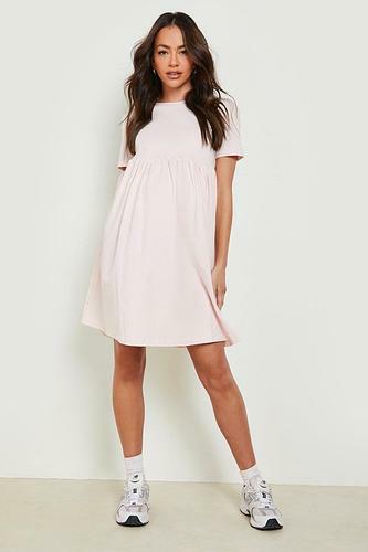 MATERNITY CREW NECK SMOCK DRESS uk10/ us6