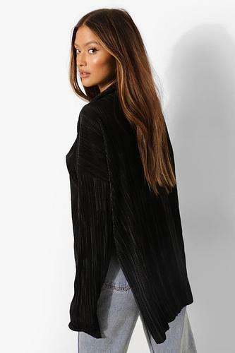 PLISSE OVERSIZED RELAXED FIT SHIRT uk12/ us8